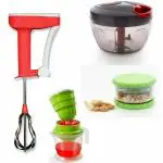 ODD M EVEN Quick Handy Chopper, Blender, Crusher and Juicer Kitchen Tool Set
