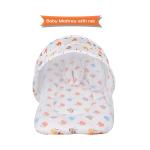 Kiddie Fun Baby Mattress with Mosquito Net and Bumper Guard 70x45x45 Cm