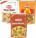 SATMOLA NAMKEEN COMBO : TIKHA MEETHA 400g + KHATTA MEETHA 450g + PANEER BHUJIA 300g