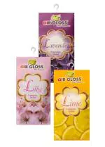 Air Gloss Air Freshener Pouch Sachet Fragrance Lovender, Lily & Lime Pack of 3 | Scented Sachet for Closets, Drawers, Car, Office & Small Closed Spaces