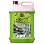 BLISS & BLUSH Dishwash Liquid 5 Liter Green With Fresh Fragrance, Leaves No Residue, Grease Cleaner for All Utensils