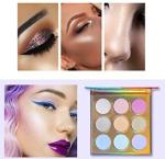 Feelhigh Multicolour Ucanbee Kaleidoscope Holographic Highlighter Makeup Palette Kit