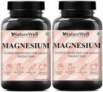 Naturewell Chelated Magnesium Glycinate Citrate Oxide Supplement, 60 Capsules Each (Pack Of 2)