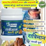 Vidhmaan AYURVEDA Digestive Raatrimaan KABJI Churan For Constipation, Headache And Stomach Problem