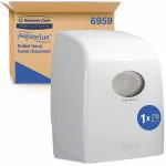 Kimberly-Clark Aquarius Hard Roll Paper Towel Dispenser 69590 - 1 X White HRT Dispenser (43 cm x 32.6 cm x 24.1 cm)