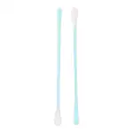 SHIVAMAX 2 In 1 Multi-Purpose Double Headed Ear Spoon Cotton Swab Earwax Cleaner 100Pcs (BLUE)