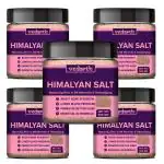Pack of 5 Himalayan Pink Salt (Mineral Salt) Pink Rock Salt for Healthy Cooking Himalayan Pink Salt (2.5 kg, Pack of 5)