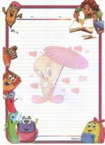 ECLET A4 One Side Ruled Designer Sheets (Pack of 40)