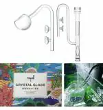 Vayinato Nepall Premium Poppy Type Aquarium Glass Inlet With Surface Skimmer And Outlet Pipe