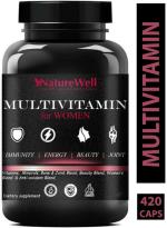 Naturewell Multivitamin Tablets For Men And Women With Probiotics, 420 Capsules