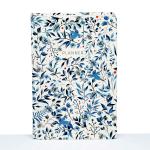 FACTOR NOTES FN3024 Indigo Flora Paper A32 Hardbound 12 Months Undated Daily Planner