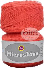 Simi Enterprise Orange Wool Knitting Yarn Wool Microshine Best Used With Knitting Needles, Crochet Needles Wool Yarn For Knitting. -Kb Art-Dbd, 400 G