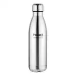 Prabha Royal Silver Single Wall Stainless Steel Fridge Water Bottle Office College School Kids, 1300 ml
