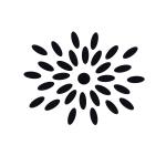 Comet Busters Handcrafted Black Oval Velvet Bindis (BIN1854) (7 mm)