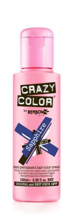 Crazy Color Sapphire Semi Permanent Hair Colour, 100ML