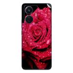 GADGETSWRAP Printed Vinyl Skin Sticker for Vivo iQoo Z6 44W - rose 112