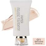 Swiss Beauty Mousse Primer Foundation 01 White Ivory Weightless Smooth & Velvet Touch 40ml Pack of=1