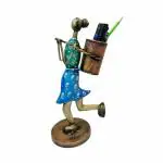 Rekensa Pen stand/Cutlery holder/Napkin holder, Hand-crafted, Decorative (Basket Lady design)