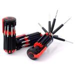 Kayru 8 in 1 Multi-Function Screwdriver Kit, Tool Kit Set with LED Portable Torch | Multi Screwdriver 8 in 1 | Screwdriver Set | (Battery Not Included)