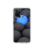 Casotec Balls Dark Neon Sight Surface Design Printed Silicon Soft TPU Back Case Cover for Infinix Note 10 Pro