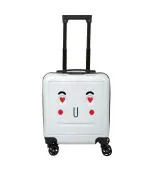 Polo Class Trendy Cute Kids Trolley Bag - white