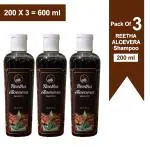 SBS Reetha Aloevera Shampoo - For Hair Fall Control & Damage Repair - 200ml (Pack Of 3)