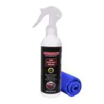 UNIESHINE Hard Water Spot Remover for Car (Glass & Chrome Cleaning) - 200ML with Microfiber Cloth - Sparkling Clean and Streak-Free Finish