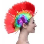 Asfly Wigs for Vibrant Celebrations |Woman & Men's Wings | | Party Wigs | Multicolor Pack of 1