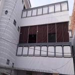 DHORI Fancy Roll up Blind Joint Shade Chick Window Closer Curtains for Balcony Windows Outdoors Door& Ceilling 100% Waterproof