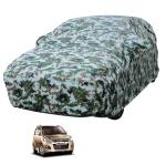 Auto Hub Car Body Cover Compatible with Maruti Suzuki Wagonr (Model : 2000-2018) with Mirror Pockets, Triple Stitched, Water Resistant Car Cover, Forest