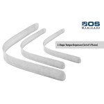 Bos Medicare surgical Stainless Steel L-Shape Tongue Depressor (Set of 3 Pieces)