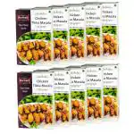 Burhani Foods Chicken Tikka Masala 50g (Pack of 10) - Flavourful, Pure Spice Mix - Easy to Cook