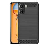 Knotyy Redmi 13C Back Cover | Hybrid Shock Proof Case Cover| Matte Soft Silicon Flexible | Back Cover for Redmi 13C (Black)