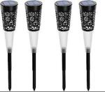 SOLARSPHERE Solar Outdoor Pathway Lights Waterproof, LED Solar Powered Outdoor Lights Solar Garden Lights for Pathway Patio Yard Warm White (Pack of 4)