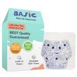 BASIC Cloth Diaper with EasySnap & Quick Dry UltraThin pads | Trim Fitting, Dries 2 times faster