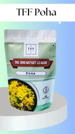 TFF; THE FOOD FORMULA The Breakfast League Poha Premix, Ready to cook Breakfast mix, Ready in 5 mins, Instant Poha, 100g, Serves-1