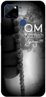 GOLDALPHA Black, Grey Plastic Back Cover For Realme C25