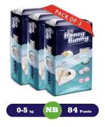 Honey Bunny New Born/ XS Size - 28 diapers| Pack of 3 | (0-5 kg) with Wetness Indicator, Silky Soft - Bubble sheet| (0-5 kg) with Wetness Indicator, Silky Soft - Bubble sheet