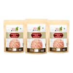 90's MILL Sabut Himalayan Pink Rock Salt | 100% Pure Whole Pink Salt Crystals with Natural Trace Minerals | Gourmet Quality Himalayan Rock Salt Chunks | For Healthy Cooking-1900GM*3Pack