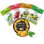 MasKing Beauty Facial Sheet Mask with Real extract of Cucumber, Pomegranate, Kiwi & Avocado Ideal for Women & Men (Combo Pack of 4) | Diva Orange Nail Polish Remover 30 Round Pads (Pack of 1)
