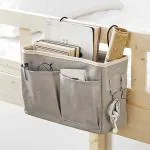 SHG ENTERPRISE Bedside Storage Caddy/Bedside Hanging Storage Bag for Headboards Bunk Beds Dorm Rooms Book Phone Magazine Holder