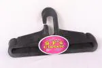 HIRDAY Black Strong Plastic Hangers Pack of 12 pcs