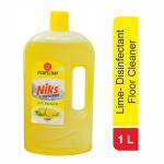 Niks Disinfectant Germs killing floor clenaer 1 Liter Lime Flavour | Premium qiality for Premium Flooring