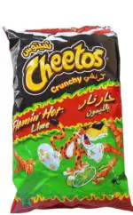CHEETOS Crunchy Flamin Hot Lime Snacks, 200 Gm
