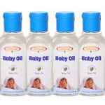 SOFSKIN USA Brand Baby Oil, Make Up Remover Pure And Safe 50 ml - Pack Of 4