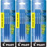 Pilot Refill for Frixion Pens| Tip Size 0.7 MM | Pack of 9 | Ink Colour - Blue