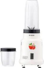 Candes White Hector Nutri Blender Juicer Mixer Grinder With 2 Jars 400 W