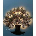 Antaryuga Design65 Wrought Iron Larch Tree Decor Decorative Wall Art, 24 X 2 X 24 Inch