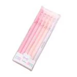 Silly Panda Morandi Color Boxed Pens 6 Pack: Black Gel Pens for Students & Exams Fine Tip, Stylish Design