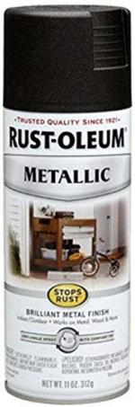 Rust-Oleum STOPS RUST 248636 Metallic Spray Paint OIL RUBBED BRONZE, 312 grams